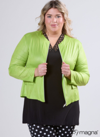 Kort Leather Look jasje (K-31-LL) 008-Lime Green