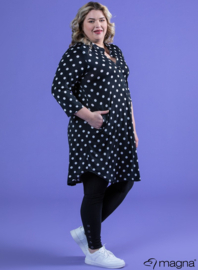 A-Line Long Pocket Tunic (C-2217-PR) 411001-Medium Polka Dot
