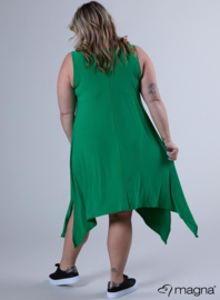 A-Shaped Sleeveless Split Dress (C-2323) 058-Brazil Green