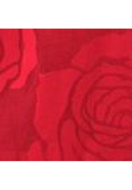 Poncho WINGS chiffon print Burnout Roses (M-0004-CHPR-BR) 015-Rood