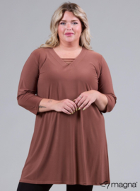 Relaxed V-Strap tunic (C-2320) 063-Camel