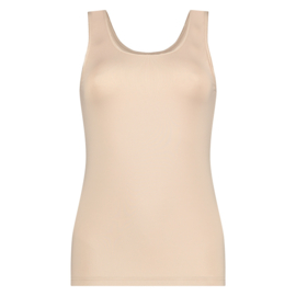 RJ pure color dames shirt  - 321-Caffé Latte