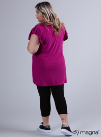 Sleeveless Frill Tunic (C-2305) 056-Magenta