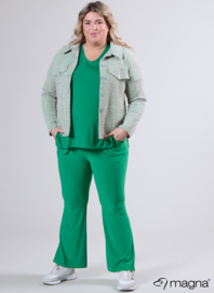 Jaquard Button Jacket (K-2402-JQP-MB) 058-Forrest Green