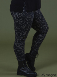 Broek Lang (D-7002-POLYVISPR) 004201-Small Pencil Polka Zwart