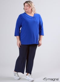 Comfy Button Flap Tunic (C-2504) 060-Royal Blue