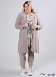 Open Front Loose Cardigan (N-2201) 014-Sand