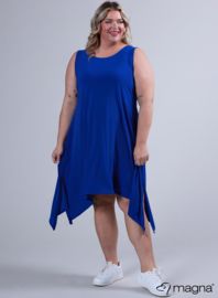 A-Shaped Sleeveless Split Dress (C-2323) 060-Royal Blue