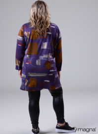 Warm Viscose Comfort Tunic (C-2422) U90024-Block Art Purple