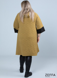 Oversized Long Hoody-Tunic (ZF-SW-1001-TEX) 065-Musterd