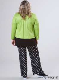 Kort Leather Look jasje (K-31-LL) 008-Lime Green
