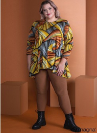 Tuniek Isabel (C-4051-HVP) X99065--Maze Ochre-Rust