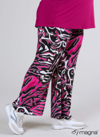 Broek Basic (D-03-PRINT) T40056-Art Zebra Magenta