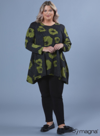 Tuniek Isabel (C-4051-HVP) W25008-Flower Dots Lime