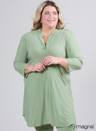 A-Line Long Pocket Tunic (C-2217) 022-L.Khaki