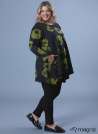 Tuniek Isabel (C-4051-HVP) W25008-Flower Dots Lime