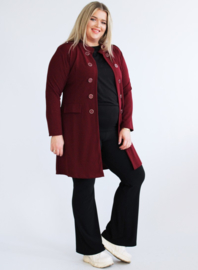 Blazer knopen (N-8005) 032-Bordeaux