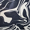 Relaxed Pocket Flared Pants (D-2403-PRINT) U35014-Ocean Waves Sand