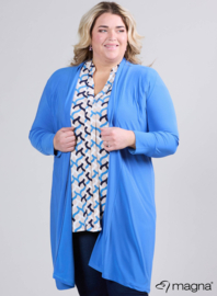 Open Front Loose Cardigan (N-2201) 071-Dark Sky Blue