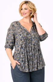 Tuniek Grazie (03-3434-greyblackkrbl)