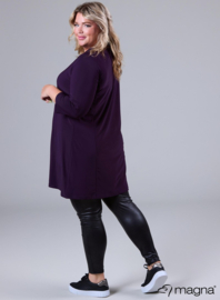 Relaxed V-Strap tunic (C-2320) 059-Dr.Purple