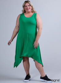 A-Shaped Sleeveless Split Dress (C-2323) 058-Brazil Green