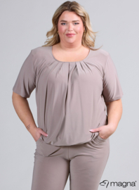 Short Sleeve Puffy Shirt (B-8018) 014-Sand