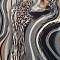 Tuniek Isabel (C-4051-PRINT) W19020-Liquid Waves Grey