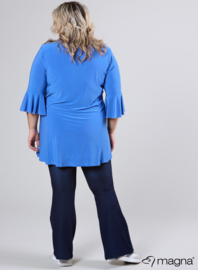 Flared Sleeves Relaxed Tunic (C-2503) 071-Dark Sky Blue