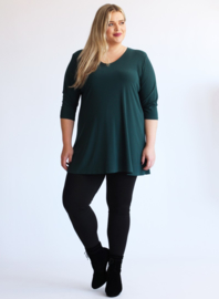 Lange basic shirt (B-6004) 038-Fles Groen