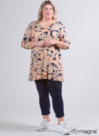 Lange basic shirt (B-6004-VP-MB) U25066-Chalk Shapes Coral