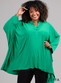 Oversized Tuniek/Ponncho (ZF-PO-1002)  058-Brazil Green