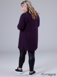 Relaxed V-Strap tunic (C-2320) 059-Dr.Purple