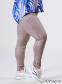 Legging Leather Look (F-23-LLP) X43061-Snake Taupe