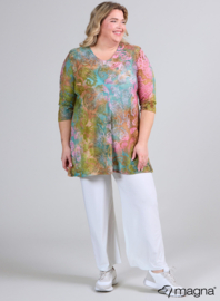 Lange basic shirt (B-6004-MSH) U17075-Open Jungle Rosa