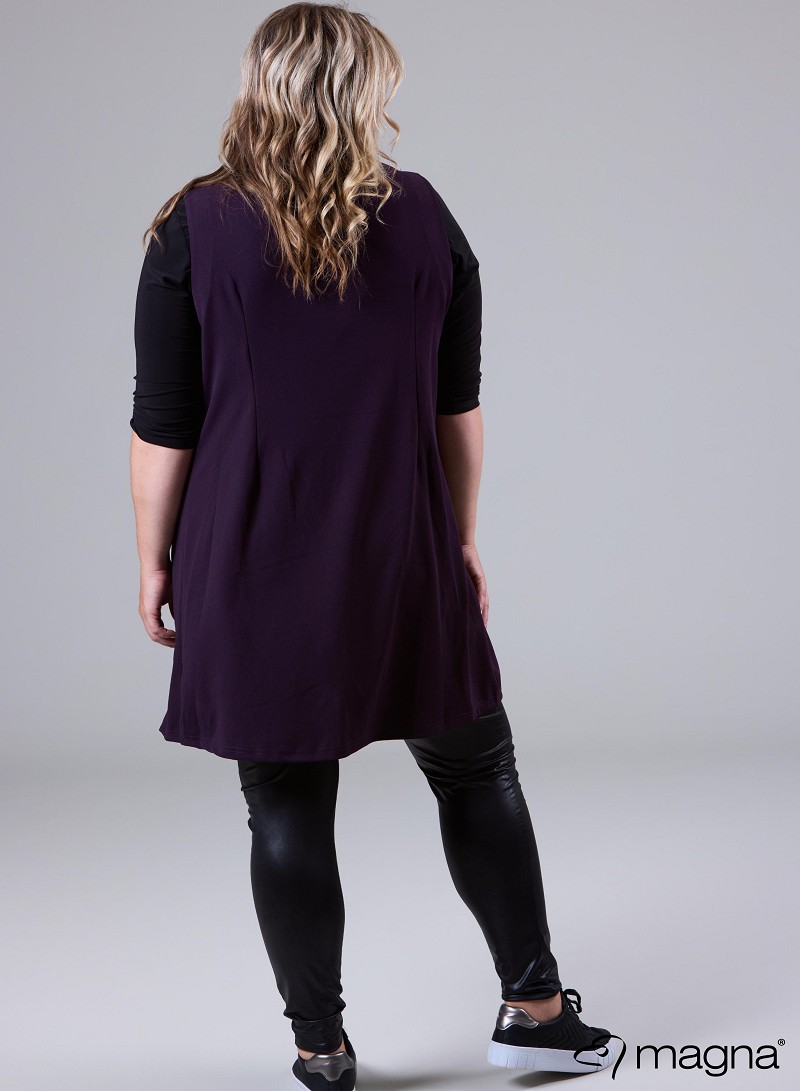 Button Gillet (N-2308) 059-Dr.Purple