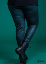 Leather Look Legging (ZF-LE-1008) 038-Fles Groen