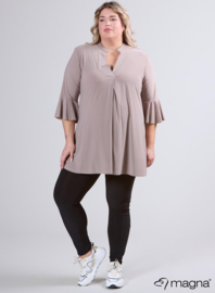 Flared Sleeves Relaxed Tunic (C-2503) 014-Sand