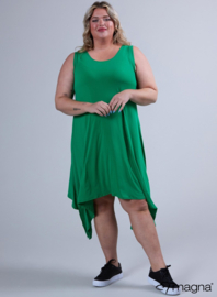 A-Shaped Sleeveless Split Dress (C-2323) 058-Brazil Green