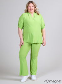 Roll Sleeve Top (B-9001) 008-Lime Green