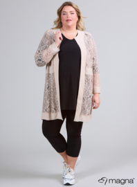 Open Lace Cardigan (N-2501) 014-Sand