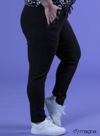 Button Detailed Pocket Trouser (D-2301) 001-Zwart