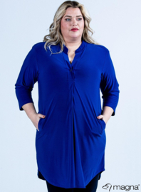 A-Line Long Pocket Tunic (C-2217) 060-Royal Blue