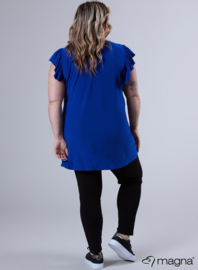 Sleeveless Frill Tunic (C-2305) 060-Royal Blue