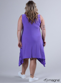 A-Shaped Sleeveless Split Dress (C-2323) 021-Purple