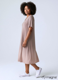 Long A-Line Dress (C-2203) 014-Sand