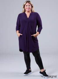 A-Line Long Pocket Tunic (C-2217) 059-Dr. Paars