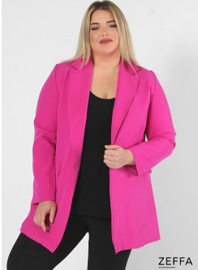 ZF-JA-1004 - Open Blazer - 006-Fuchsia