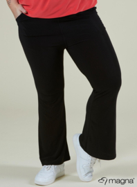 Relaxed Pocket Flared Pants (D-2403) 001-Zwart