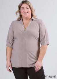 Puff Sleeve Shirt (B-2502) 014-Sand